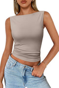 Solid Slim Fit Sexy Tank Top