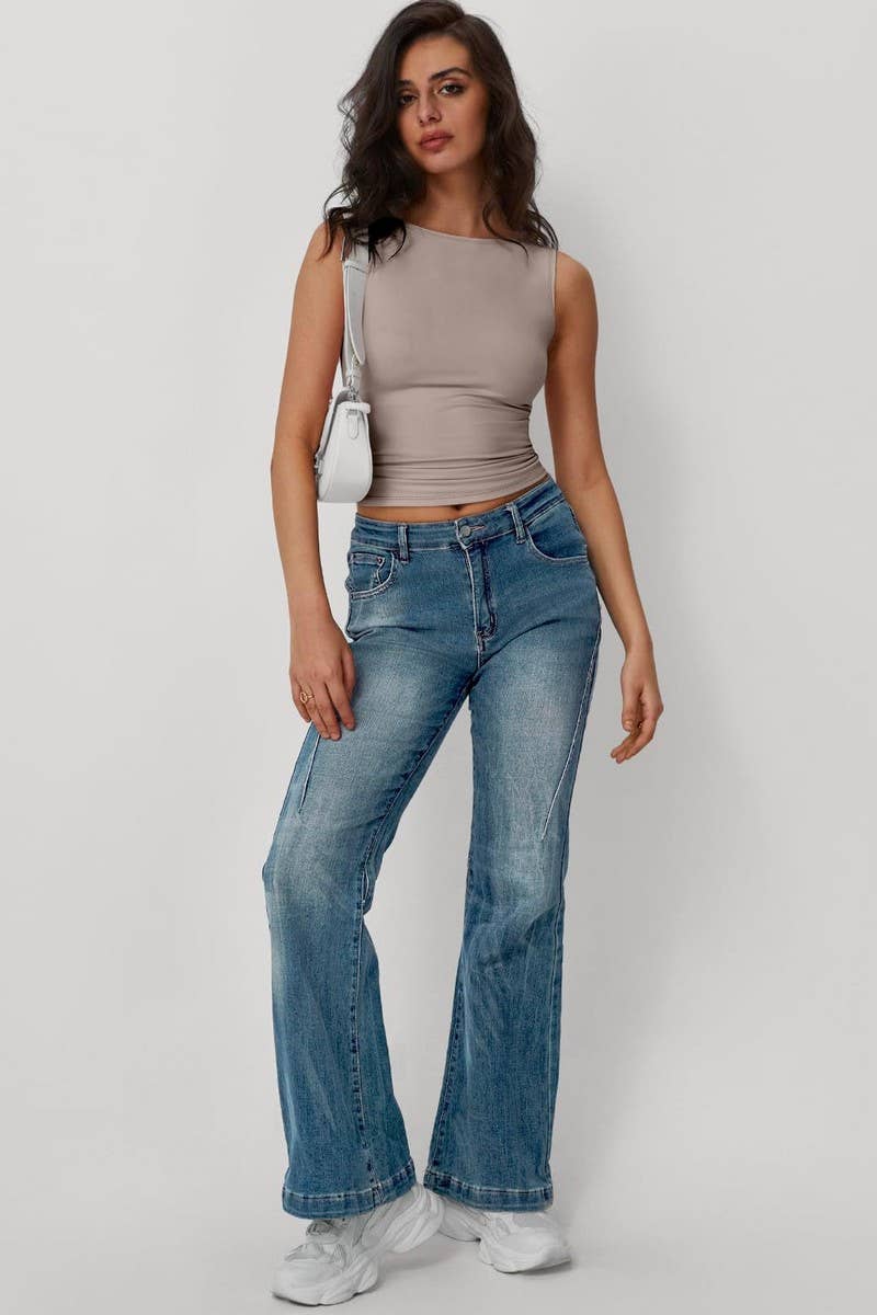 Solid Slim Fit Sexy Tank Top