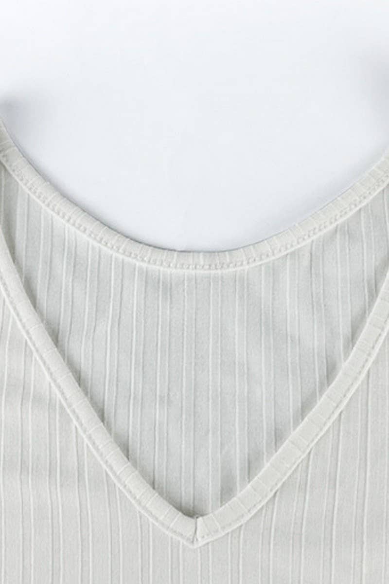Slim Fit V-Neck Long Sleeve Bodysuit