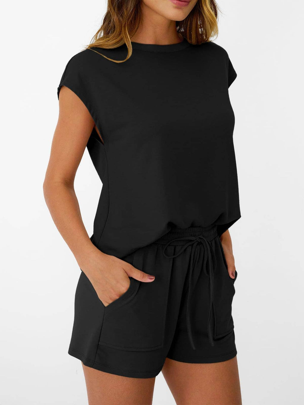 Casual Cap Sleeve Lounge Set